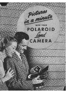 Polaroid 95 manual. Camera Instructions.